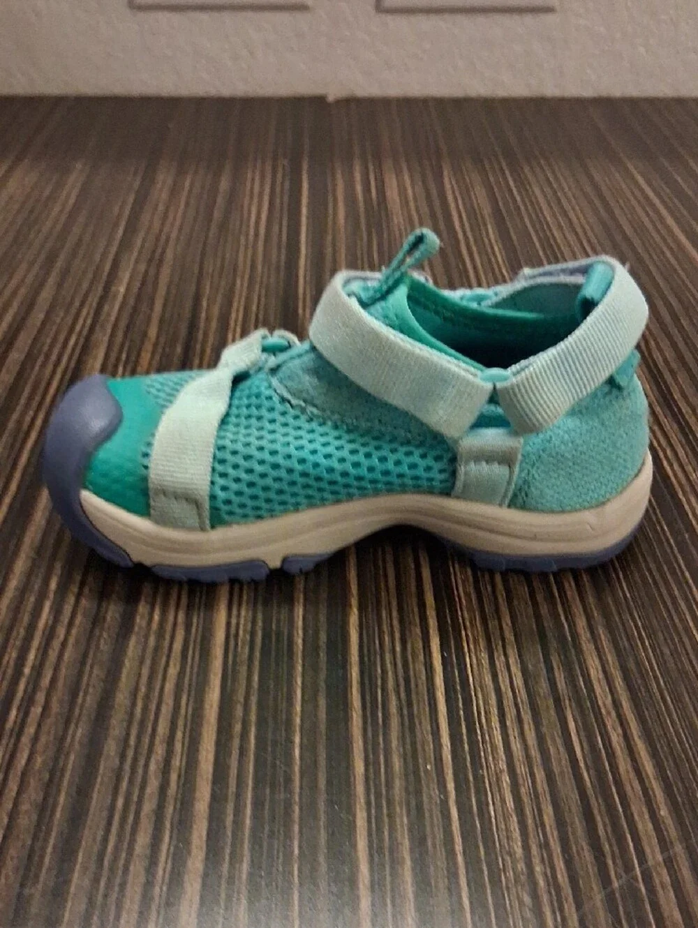 Teva Kids  Aqua Teal Mesh Sport Sandals with Hook-and-Loop Straps